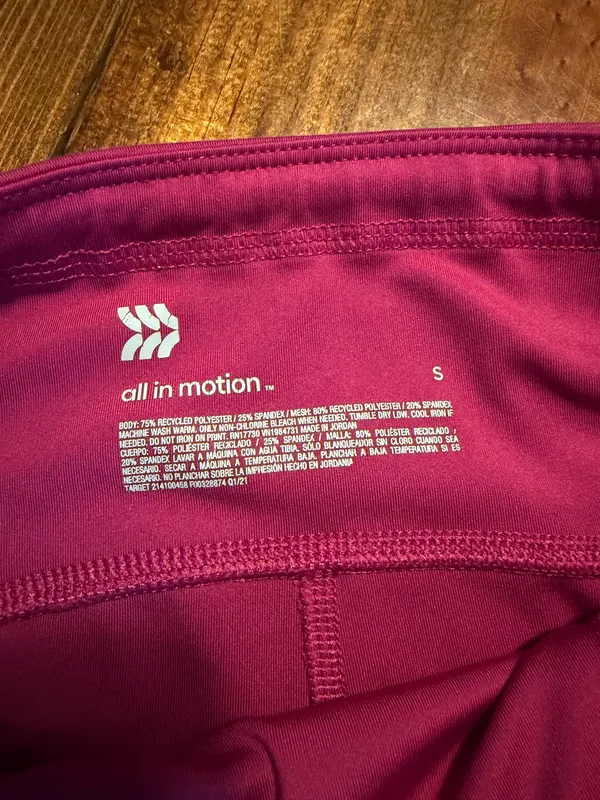 All in Motion Pink Biker Shorts - Image 3