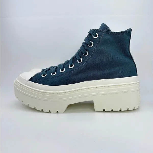 Converse Chuck Taylor All Star Lugged Heel High Top 8.5 Teal Platform A10619C - Image 5