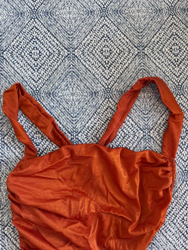 Urban Outfitters Orange Corset Going Out Top - Image 3