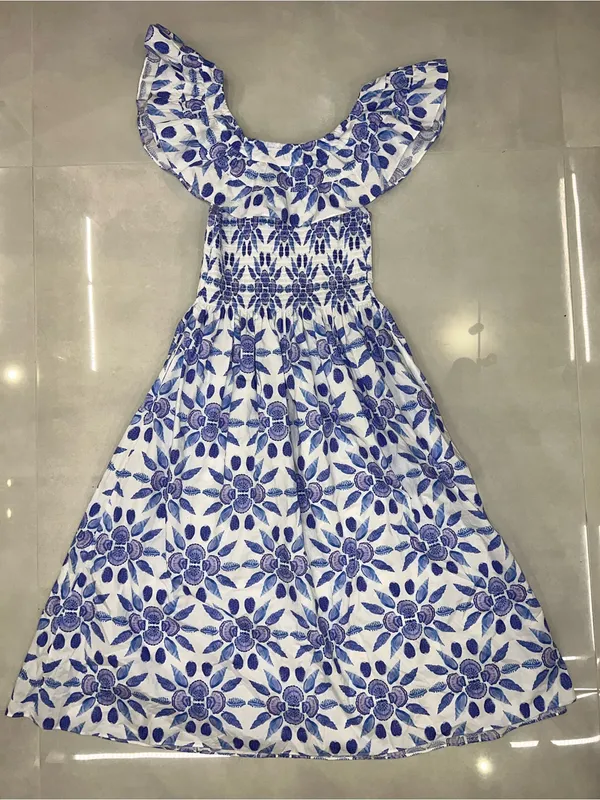 Hill House Akilah Nap Dress - Blue Shell - Image 6