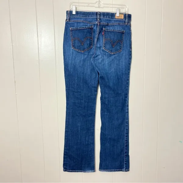 Levi’s 525 Perfect Waist Bootcut Jeans Women’s 8 Medium Wash Stretch Denim - Image 5