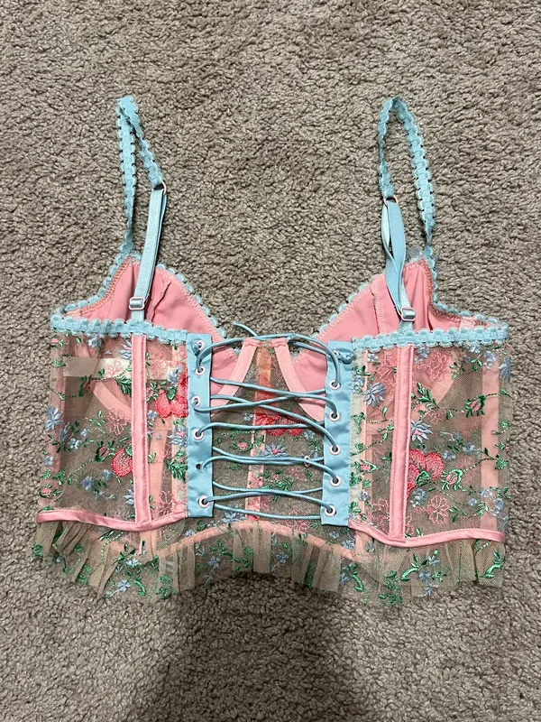 For Love And Lemons Floral Corset - Image 3
