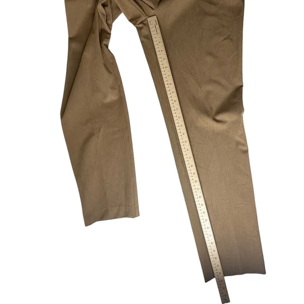 Talbots Heritage Pants Size 10L Brown Trousers‎ Straight Leg Office Career Work - Image 10