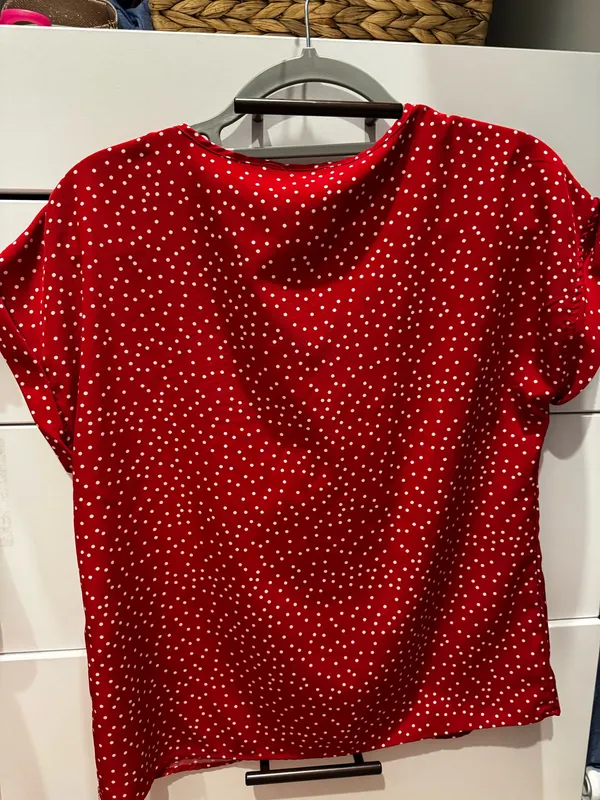 Cherry Chic Polka Dot Blouse ❤️ - Image 4