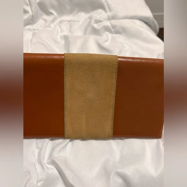 Christian Dior Brown Leather & Suede Wallet - Image 2