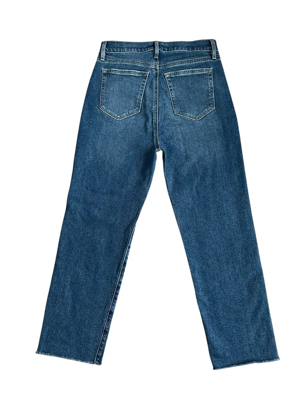 Loft Fresh Cut High Rise Straight Leg Ankle Jeans Women’s Size 28/6 Petite - Image 5
