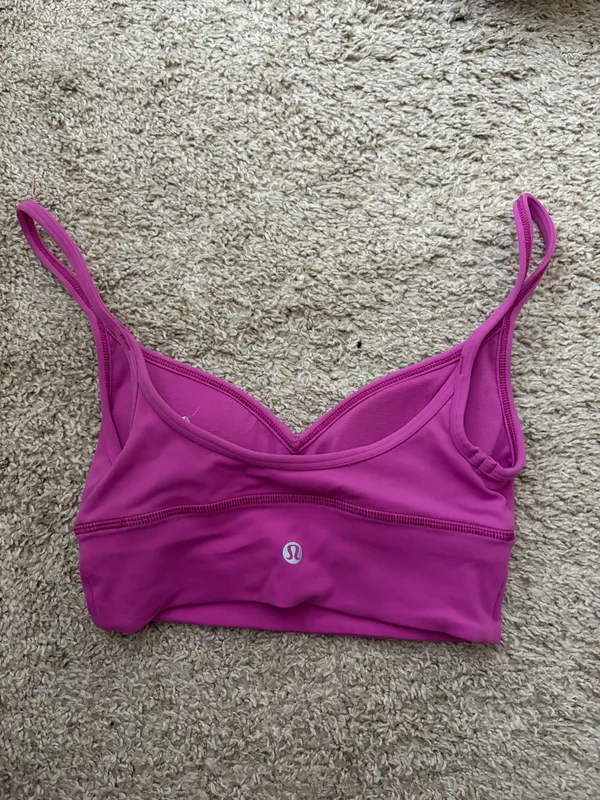 Pink Lululemon Sports Bra - Image 2