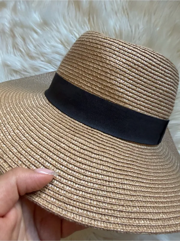 Banana Republic straw fedora - Image 7