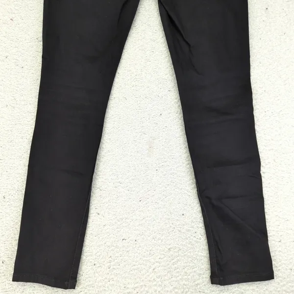 Joe's Jeans The Icon Mid Rise Skinny Ankle Black‎ Distressed Ripped Womens 29 - Image 6
