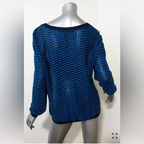 Missoni Multicolor V-Neck Blouse - Image 4