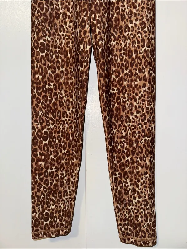 Aerie OFFLINE Leggings Real Me 7/8 High Rise Leopard Print Women’s M Medium - Image 5