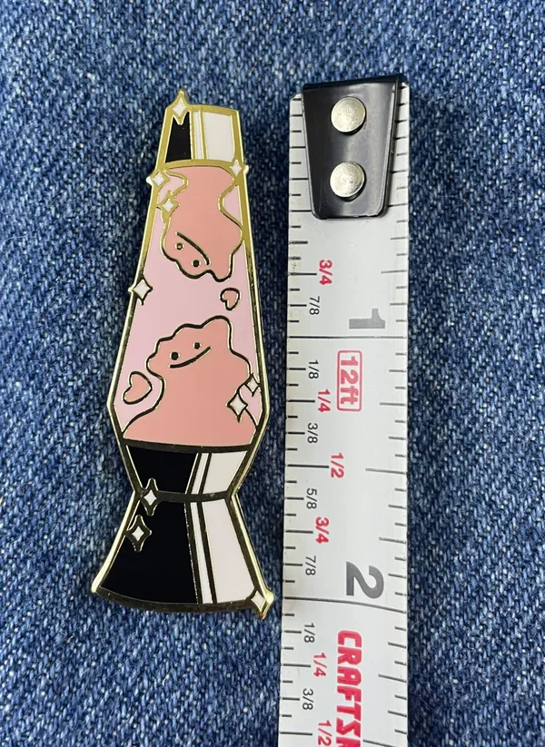 Ditto Lava Lamp Enamel Pin - Image 2