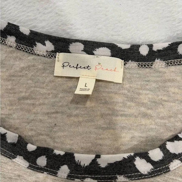 Animal print long Sleeve Top Black Size L - Image 3