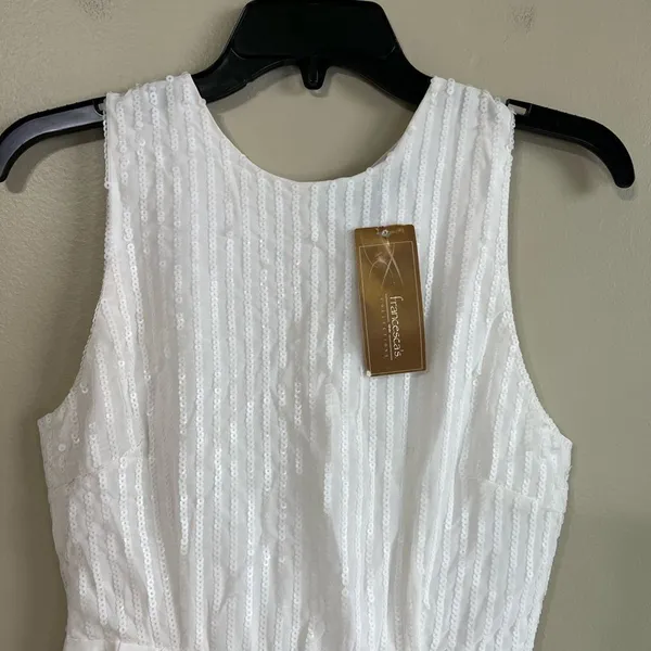 NWT Francesca’s white dress small‎ White - Image 2