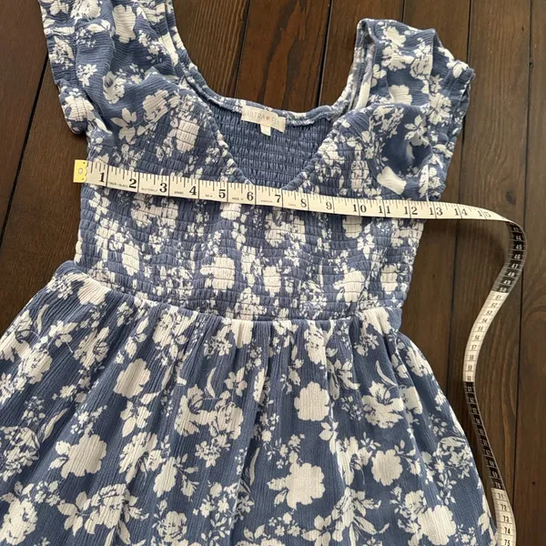 Ultra Flirt Floral Maxi Dress Size L | Flowy Boho Summer Dress - Image 8