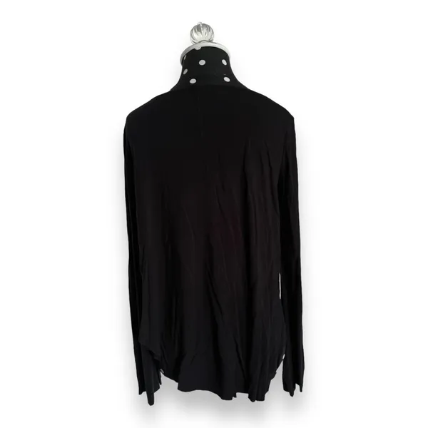 American Eagle Womens‎ Top Sz S Soft & Sexy Black Long Sleeve Viscose Elastane - Image 6