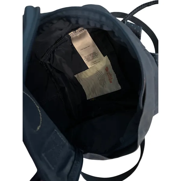 Fjallraven Kanken Mini Backpack Blue Vinylon F Travel Bag - Image 4