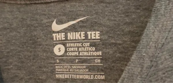 Men’s Grey Nike Tee - Image 3