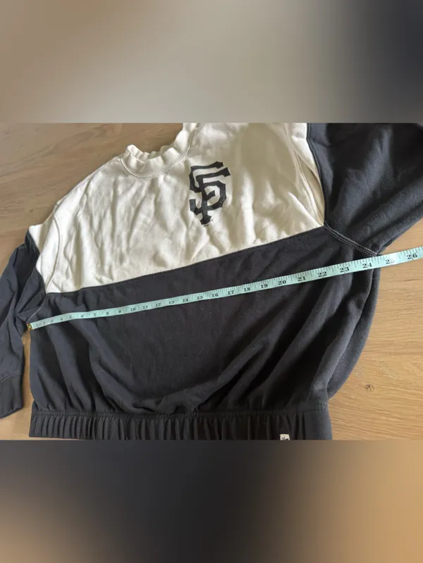 '47 Brand San Francisco Giants Take Two Bonita pullover sweatshirt WOMEN size XL - Image 6