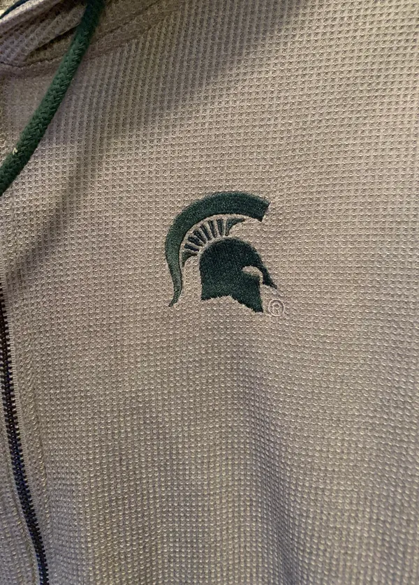 Michigan State Zip Hoodie - Image 3