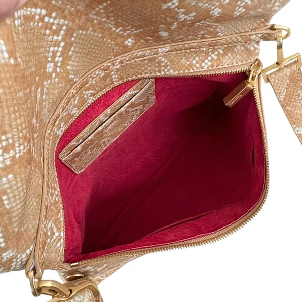 Like New Hammitt Leather VIP Convertible Bag Large Snakeskin Retail $475.00 - Image 7