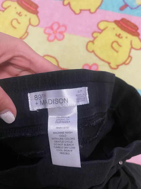 Black 89th Madison pants - Image 2