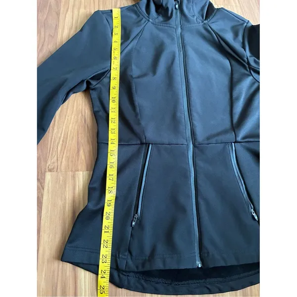 Spyder Active Full Zip Hooded Athletic Jacket Black Women's Size M - Image 5