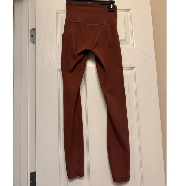 Lululemon Roasted Brown Wunder Train Legging Size 2 - Image 5
