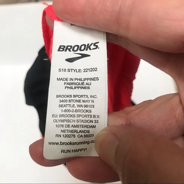 Brooks neon coral pink drawstring running shorts S‎ - Image 5