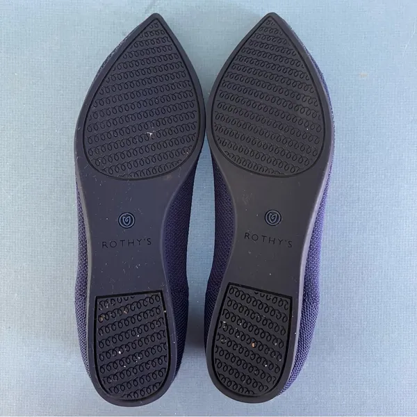 Rothy’s The Point Blue Washable‎ Knit Ballet Flats - Image 7