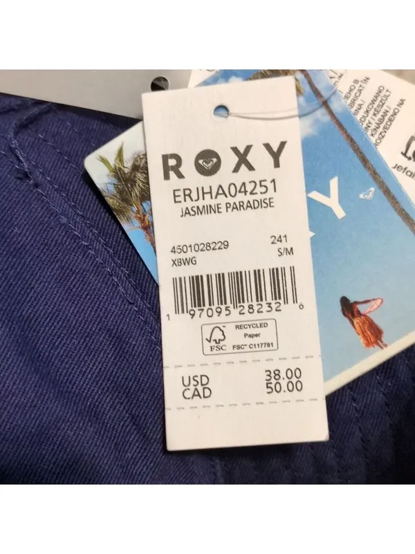 ROXY Jasmine Paradise Reversible Bucket Hat Size S/M - Image 5