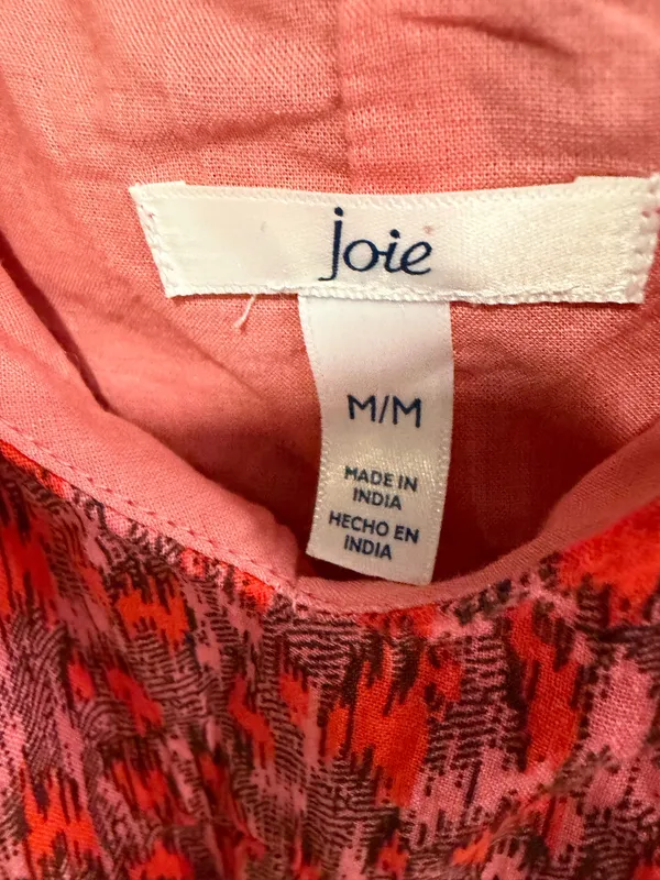 Joie Tea Rose Sleeveless Cotton Maxi Dress Medium - Image 6