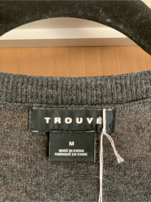 Trouvé Long Open-Front Women's Cardigan Sweater - grey Size-Medium - Image 2