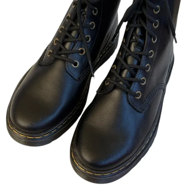 NEW Dr. Martens Leather Zavala Boots Black Size 8 - Image 6