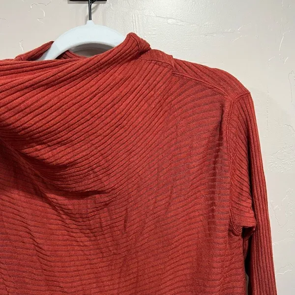 Free People Lover Ribbed Split Back Pullover Tunic Size Large - Image 6