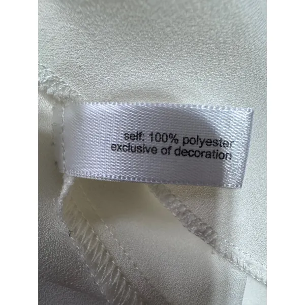 The Limited XS White‎ Cream Tank Top Women's Scoop Neck Layering Shell - Image 4