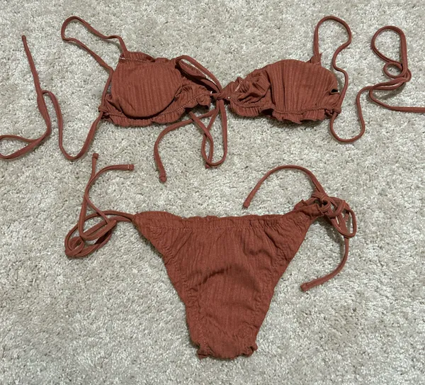 SheIn Brown Bikini Set - Image 3