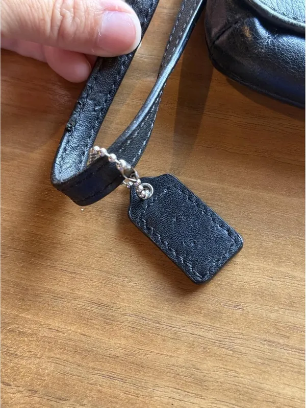 leather Coach Ashley Large Flap Wristlet - Image 2