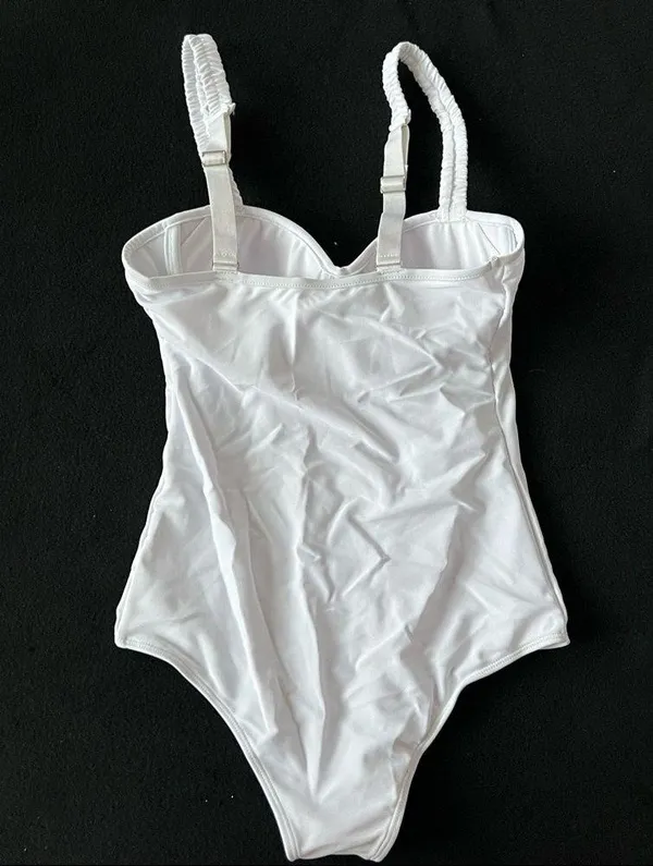 White Push up Monokini one piece Size M - Image 7