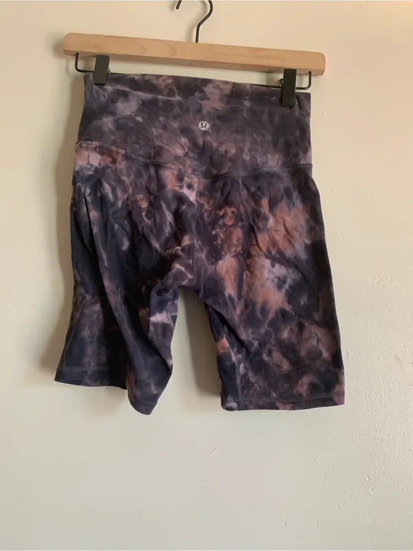 lululemon athletica Tie-Dye High-Rise Bike Shorts women size XS-Small - Image 3