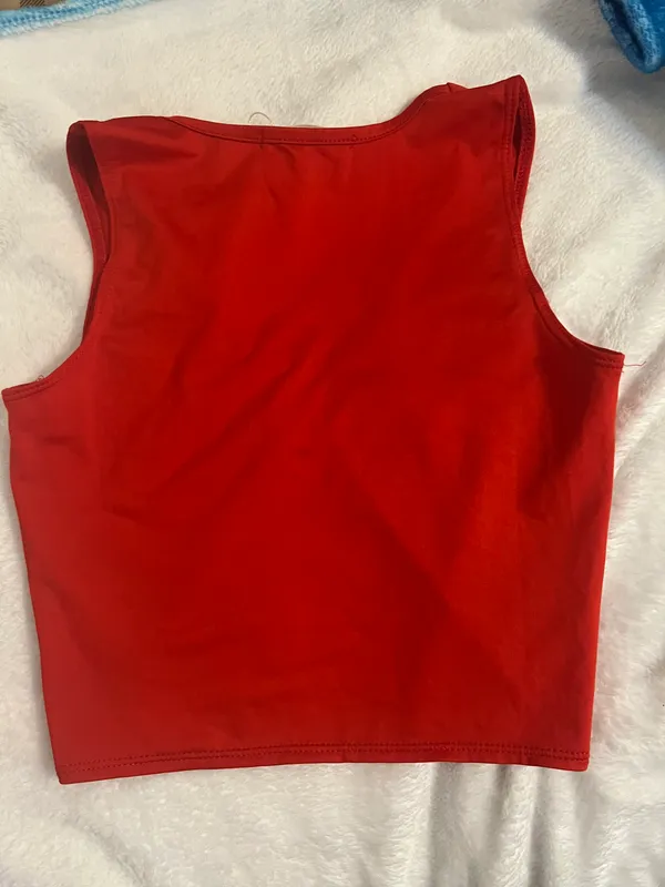 Red Crop Top - Image 2