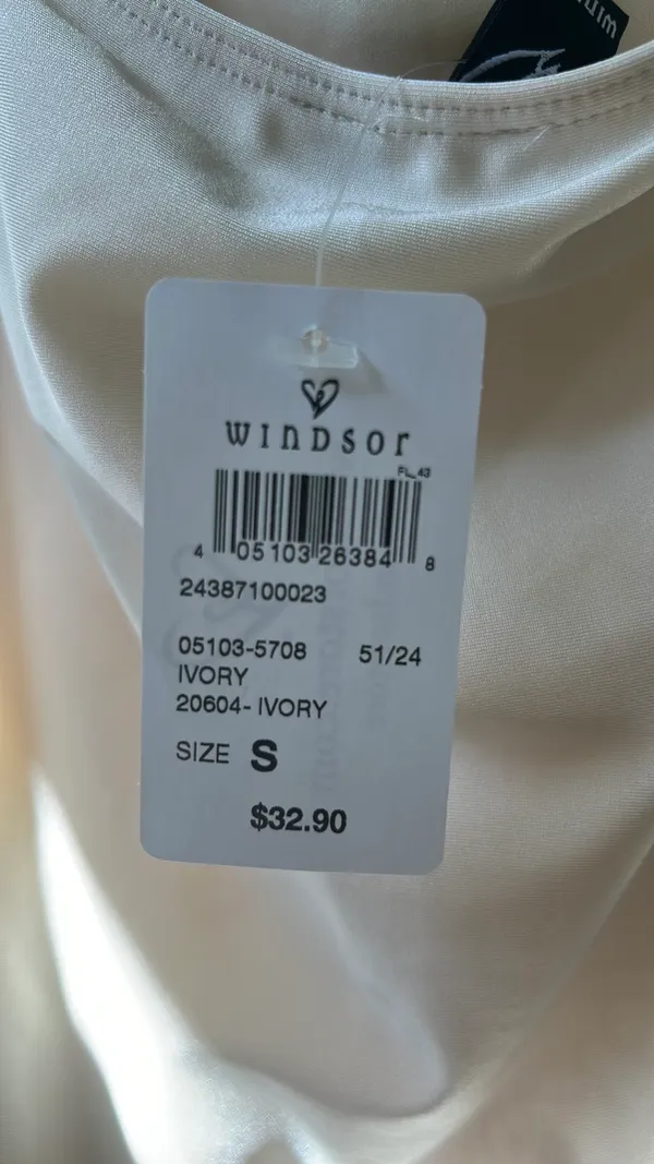 Windsor So Your Vibe Strapless A-Line Mini Dress Ivory - Image 4