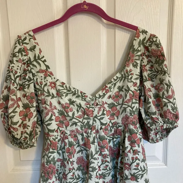 Shore Brand Delray Floral Babydoll Dress - Image 2