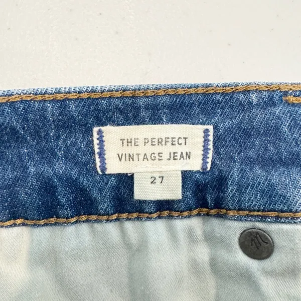 Madewell Perfect Vintage Jean Size 27 Haight Dark Wash High Rise Tapered Capsule - Image 7