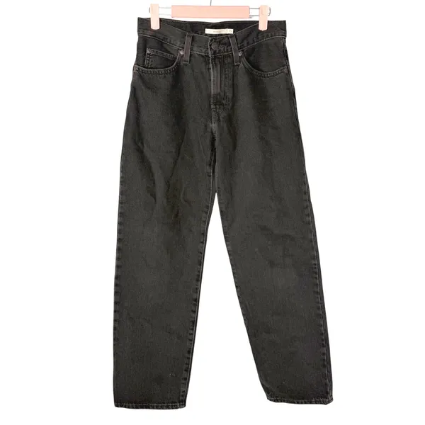NWOT Levis Womens 94 Baggy Jeans Black Stonewash Straight‎ Leg Denim Size 25 - Image 5