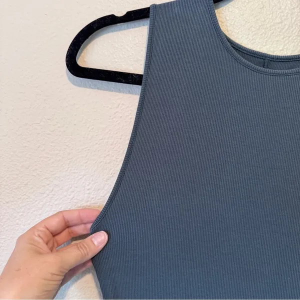 Quince Tencel Carbon Grey Jersey Maxi Dress Womens M NWOT Casual Basic Closet - Image 4