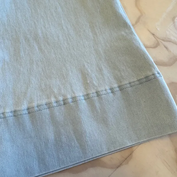 Altar'd State High Waist Wide Leg‎ Jean with Tie Light Wash Small AP1462 - Image 9