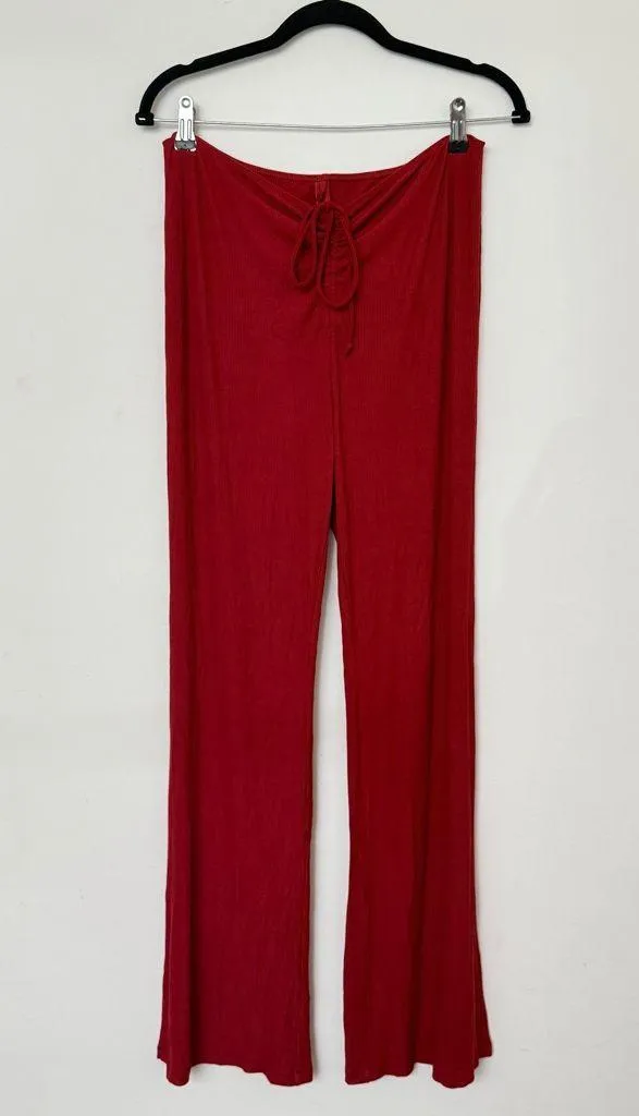 Skims Soft Lounge Ruched Pants In Brick - Image 5