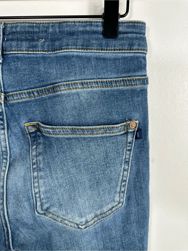 Pilcro Anthropologie High Rise Flare Jeans Womens 25 Medium Wash Stretch‎ Denim - Image 9