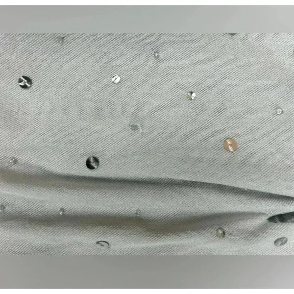 Ann Taylor Women's M Silver Sequin‎ Sleeveless Party Tank Top - Image 6